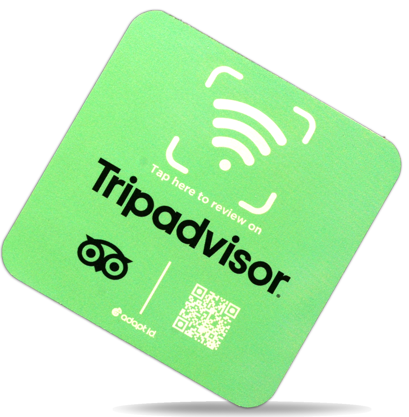 Contactless Tripadvisor 100mm Square Foam Board